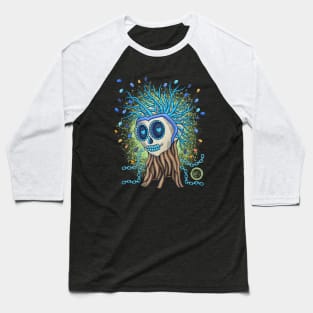 Skull Head Tree- Día De Los Muertos - Save Mother Nature - Tree Lovers Baseball T-Shirt